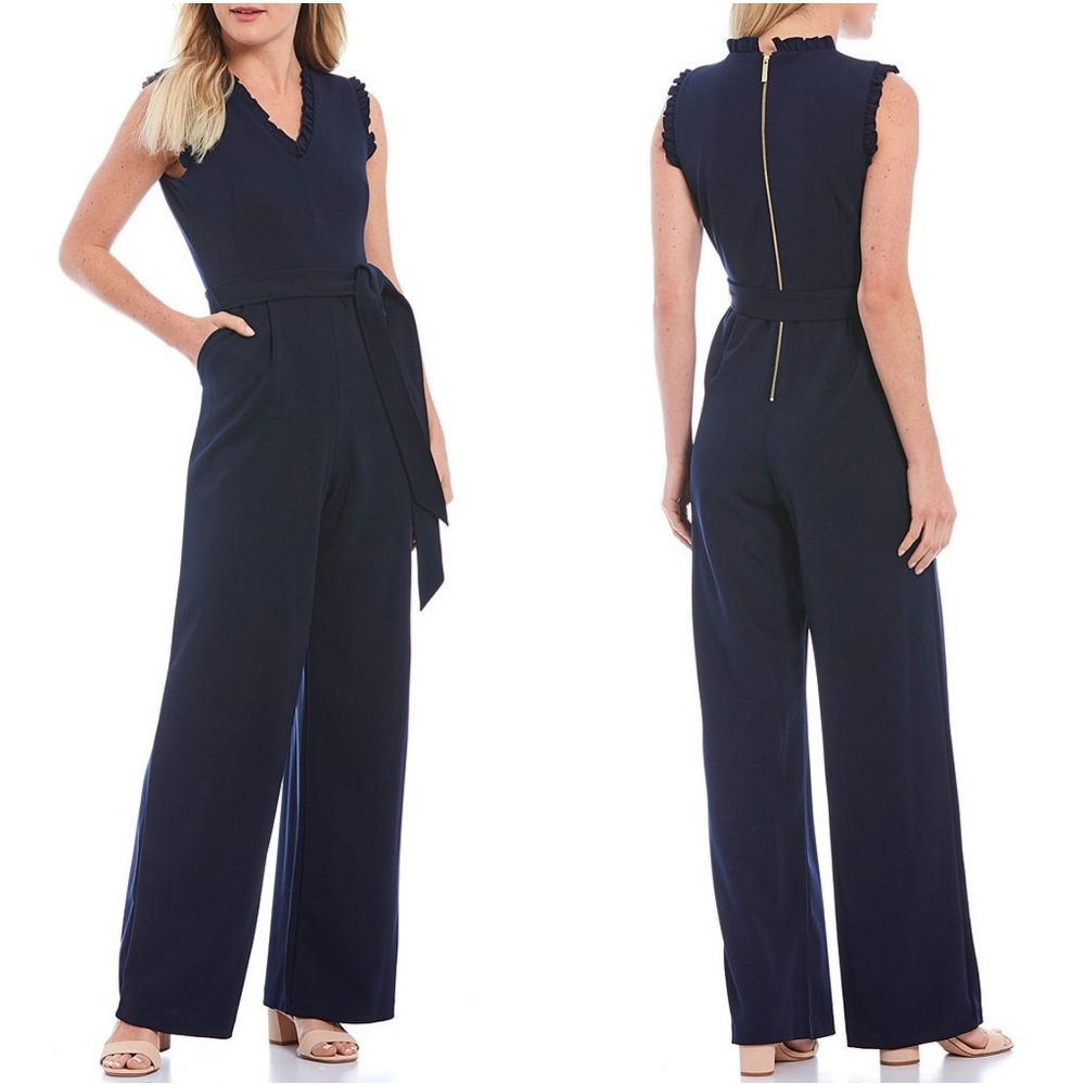 Calvin Klein Jumpsuit Jumper Ruffle Sleeveless
